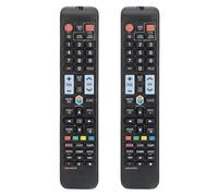 Lot de 2 télécommandes multifonctions avec gros boutons pour téléviseur Samsung A59-00784C