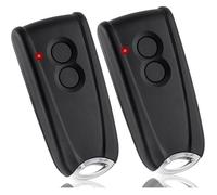 Lot de 2 Télécommandes Portail Garage 433,92 MHz, 2 Boutons, Compatible EcoStar RSE2, Système d'Ouverture Universel, Clé