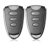Lot de 2 télécommandes pour ouvre-porte de garage 433 Mhz - Télécommande pour porte de garage - Compatible Motorlift Basic ML510EV/Comfort ML700EV/Premium ML1000EV