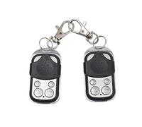 Lot de 2 télécommandes pour portail coulissant - Système d'ouverture de portail coulissant - Matériel - Pour portail coulissant - Avec porte-clés - Kit de sécurité