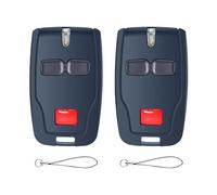 Lot de 2 Télécommandes pour Portail de Garage - Compatible avec le système de portail électrique de BFT Mitto 2, B RCB02, TRC2, Kleio, Ghibli - 433,92 MHz, 2 Canaux, Remplacement de Clé de Garage