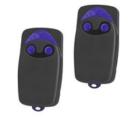 Lot De 2 Télécommandes Pour Portail, Télécommande Pour Portail Automatisé Flo2r-s, Émetteur De Télécommande Canaux 433.92MHz 2 Touches(Comprend 2 piles supplémentaires)
