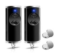 Lot de 2 télécommandes pour porte de garage 868,3 BS MHz - Compatible avec Hörmann HSM2 HSE2 HS1 HS4 HSZ1 HSZ1 HSZ4
