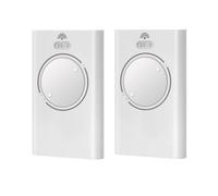 Lot de 2 télécommandes pour porte de garage 868 MHz, 2 canaux, compatibles avec FAAC XT4 868 SLH LR, XT4 868 SLH, XT2 868 SLH, XT2 868 SLH LR, blanc