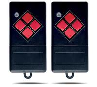 Lot de 2 télécommandes pour porte de garage compatible avec Dicket MAHS40, MAHS40-01, MAHS40-04 Télécommande 40,685 MHz, 1 bouton