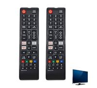 Lot de 2 Télécommandes Universelles Compatible Téléviseurs Samsung, Compatible avec Crystal UHD, Neo QLED, 4K, 8K et Smart TV, Télécommandes de Remplacement BN59-01315B pour Tous Les Modèles