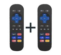 Lot de 2 Télécommandes Universelles de Rechange pour Roku Box, Convient également pour Now TV Box, avec 6 Boutons de Diffusion (Ne Convient Pas pour Roku Intégré TV ou Roku Stick ou Now TV Stick)