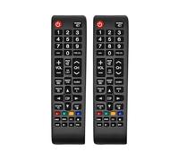 Lot de 2 télécommandes universelles pour Samsung Smart TV, télécommande de rechange compatible avec tous les téléviseurs Sam-Sung (2025-2018), avec séries de modèles AA59 BN59, installation Plug