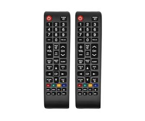 Lot de 2 télécommandes universelles pour Samsung Smart TV, télécommande de rechange compatible avec tous les téléviseurs Sam-Sung (2025-2018), avec séries de modèles AA59 BN59, installation Plug