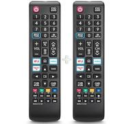 Lot de 2 télécommandes universelles pour Smart TV, Crystal UHD, Neo QLED, The Frame et téléviseurs 4K/8K - Remplacement pour télécommande Smart TV originale BN59-01315B, boutons de raccourci