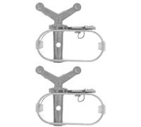 Lot de 2 tendeurs de corde pour bâche de piscine, couverture de piscine en aluminium, câble de tension pour piscines hors sol