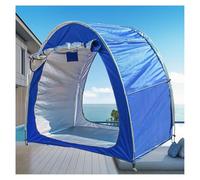 Lot de 2 tentes de vélo étanches pour protéger contre le vent, la pluie, la neige, la poussière, bleu