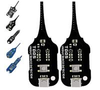 Lot de 2 testeurs d'inductance pour circuit d'inductivité électromagnétique, bobines, cartes mères électroniques, outil de vérification des erreurs, bobines à induction (B)