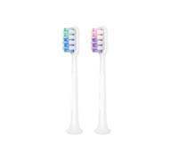 Lot de 2 têtes brosse à dents électrique compatibles avec Youpin Doctor B, moteur sonique étanche IPX7 boîte voyage, tête types(2 Pcs Clean-type)