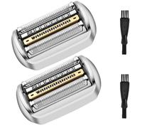 Lot de 2 têtes compatibles avec Braun Série 9 Pro - Rasoir pour 9330s, 9465cc, 9460cc - Comprend 2 brosses à double tête
