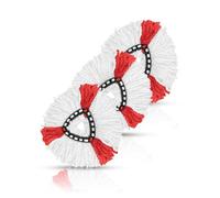 Lot de 2 têtes de balai à franges - 40 % de puissance de nettoyage en plus - Compatible avec Vileda Turbo Mop 2 en 1 - Recharges en microfibre - Nettoyage facile