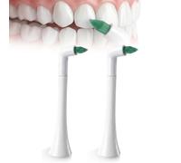 Lot de 2 Têtes de Brosse à Dents Interdentaire pour Philips Sonicare | pour Nettoyage Profond des Appareils Dentaires et Espaces Difficiles