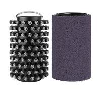 Lot de 2 têtes de brosse de rechange pour barbecue - Nettoyage à la vapeur | Têtes de brosse électrique pour barbecue, extérieur, camping, pique-nique, cuisine, jardin, terrasse, arrière-cour, parc