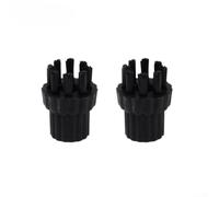 Lot de 2 têtes de brosse en nylon de rechange pour balai vapeur X5, accessoire de nettoyage en plastique pour grille de four et élimination de la saleté tenace