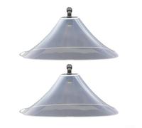 Lot de 2 têtes de buse de pulvérisation coupe-vent avec filetage M14 pour poteaux de pulvérisateur électrique, embouts de brumisation agricole en cuivre et PP pour les grandes cultures (tête unique)