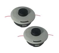 Lot de 2 têtes de débroussailleuse 27-2 25-2 pour Stihl AutoCut 27-2 FS85 FS90 FS90r FS70r FS55 FS55r FS56rc FS91R FS100RX FS110 FS120 FS130 FS131 FS240 S, tête de choc (10 x 1,0 LHF)