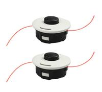 Lot de 2 têtes de débroussailleuse AutoCut 27-2 compatibles avec Stihl FS85 FS90 FS90r FS70r FS55 FS55r FS56rc FS91R FS100RX FS110 FS120 FS130 FS131 FS240 Tête de Rechange pour débroussailleuse 10 x