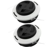 Lot de 2 têtes de débroussailleuse C26-2 Dual Line 4002 710 2169 pour Stihl C26-2 FS55 FS55R FS56 FS56RC FS70 FS70R FS80 FS85 FS90 FS90R FS91 FS94 FS110 FS120 FS110 FS120 FS110 FS110 FS120 FS110 FS130