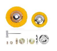 Lot de 2 têtes de débroussailleuse en Nylon, 20,3 cm et 15,2 cm, Ouverture de 25,4 mm, tête de Brosse Universelle pour Jardin et pelouse, tête de Brosse en Nylon pour débroussailleuse