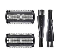 Lot de 2 têtes de rasage de rechange TT2000/43, compatibles avec Philips Bodygroom TT2000/43, Series 7000, Series 5000, Series 3000, rasage à sec et humide (noir)
