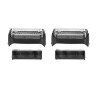 Lot de 2 Têtes de Rasoir avec Grille pour Braun 10B Series 190 180 170 1735