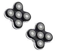 Lot de 2 têtes de rasoir de rechange compatibles avec tous les rasoirs Skull Pitbull, Palm et Butterfly Kiss