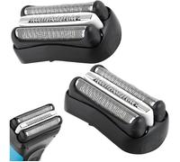 Lot de 2 têtes de rasoir électrique 32B Series 3 Foil compatibles avec les têtes de rasoir Braun S3 3040s 3010s 3000s 3050cc 3080s