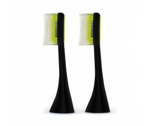 Lot de 2 têtes de rechange pour ToothWave Soft Large Toothbrush Noir