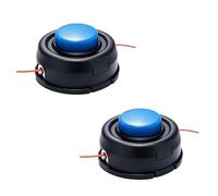 Lot de 2 têtes de rechange T35 pour débroussailleuse Husqvarna 537388101, compatible avec les débroussailleuses 224L 223L 324L 123L 322L 323L 325LX 326L 326LX 322R 323R 343F 343R Pré-enroulé avec 0