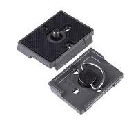 Lot de 2 têtes de trépied pour appareil photo SLR 200PL-14 - Plateau de libération rapide pour accessoires de photographie Manfrotto (200PL-14A)