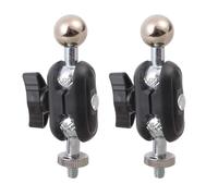 Lot de 2 têtes sphériques en métal et 17,4 mm avec bouton pour une fixation sûre et inclinée dans les accessoires vidéo