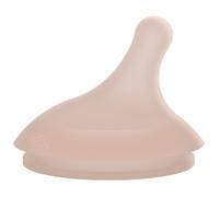 Suavinex – Lot 2 tétines pour biberon Zero Zero – Anti-colique – Débit moyen (M) – Silicone – Deep