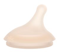 Suavinex Tétines pour biberon Zero Zero - Anti-colique, Débit moyen (M), Silicone +3M Light