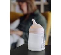 Lot de 2 tétines débit moyen (M) pour biberon Zer0.Zer0 rose nude TU