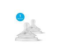 Philips AVENT Natural à Réponse Naturelle SCY961/02 Lot de 2 tétines débit 1 - Extra lent