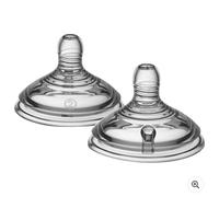 Lot de 2 tétines pour bouteilles à débit moyen Tommee Tippee Closer to Nature