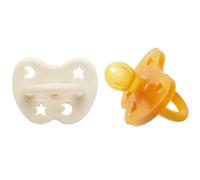 Lot de 2 tétines rondes milky white