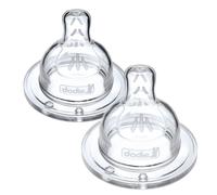 Lot De 2 Tétines Silicone Plates Sensation+ Débit 4