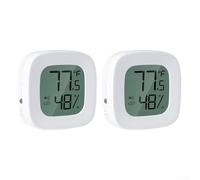 Lot de 2 thermohygromètres intelligents avec grand écran pour une surveillance facile de la température et de l'humidité dans n'importe quel environnement