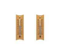 Lot de 2 thermomètres classiques à alcool - Otio
