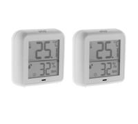 Lot de 2 thermomètres hygromètres intérieur + capteur - blanc - Otio
