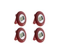 Otio - Lot de 2 thermomètres intérieurs LCD - Bordeaux