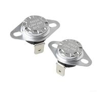 Lot de 2 Thermostat Sèche-linge 6931EL3002M pour Samsung pour kenmore - Limiteur Température 185°F Pièce Rechange - Assemblage Ventilateur Métal pour robuste Installation pour facile 1.19x0.78in