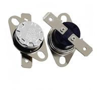 Lot de 2 thermostats bimétalliques KSD302/KSD301 - Plage de température réglable de 0 °C à 350 °C, 10 A 250 V, normalement fermé, idéal for les applications de chauffage(Normally Closed,240C-ceramics)