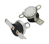 Lot de 2 thermostats de ventilateur DC pour Norcold 618093 130 °F | Boîtier en métal robuste, connecteurs en cuivre, isolateur résistant à la chaleur, durable pour une utilisation en